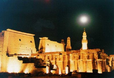 Luxor Temple At Night